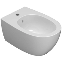 Биде Globo 4All MDS09.BI подвесное, с отверстием под смеситель, белый