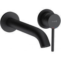 Смеситель для раковины Kludi Bozz 382453976 черный матовый