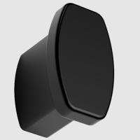 Крючок Colombo Trenta BPT17.GM одинарный, PVD графит матовый