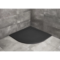 Душевой поддон из литьевого мрамора 100×100 см Radaway Kyntos A Black HKA100100-54