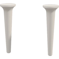 Комплект ножек для тумбы и пенала Cezares Idra 40434 29 см, Bianco Opaco