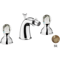 Смеситель Webert Karenina KA710202065 для биде, с донным клапаном, бронза