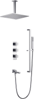 Душевой комплект Timo Selene SX-2239/00SM С ВНУТРЕННЕЙ ЧАСТЬЮ, с термостатом, хром
