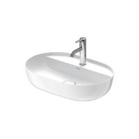 Раковина Duravit Luv 0380600000 накладная, без перелива, с площадкой, с 1 отв. под смеситель 60x40 cм, белая