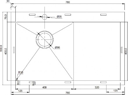 кухонная мойка seaman eco marino smv-780r
