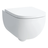 Унитаз подвесной Laufen Palomba 8.2080.1.000.000.1, без сиденья, цвет белый.