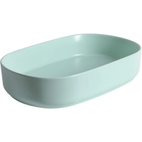 Раковина накладная Allen Brau Fantasy Oval 4.11022.MT 55x36, мятная