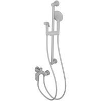 Смеситель Wonzon & Woghand WW-A4888-MW для ванны с душем, с гигиеническим душем, белый матовый