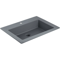 Раковина Vincea VCB-13600G 60х48 см, цвет серый матовый