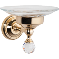 Мыльница золото Tiffany World Crystal TWCR106oro-sw