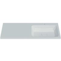 Раковина Madera Kamilla 130 R 4627173210584 на стиральную машину, белая