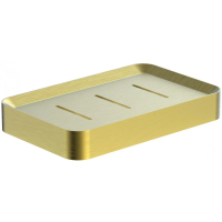 Мыльница Wonzon & Woghand Lotte WW-8324-BG настенная, золотой матовый