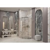 Душевой уголок Ambassador Ritz 100×100 112011103 профиль хром, стекло прозрачное