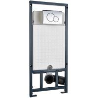 Инсталляция для унитаза WeltWasser Marberg 507 RD 10000004181 с клавишей смыва Хром