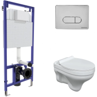 Комплект подвесной унитаз Berges Albit S + система инсталляции Berges Novum D3 042437