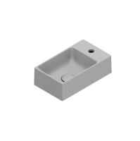 Раковина Catalano Premium 40x23см, с 1 отв., Cemento Satinato