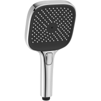 Ручной душ Sancos Nok square SC6002CH-B Хром Черный матовый