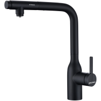 Смеситель для кухни с подключением к фильтру Paulmark Viper Vi213105-401, цвет антрацит