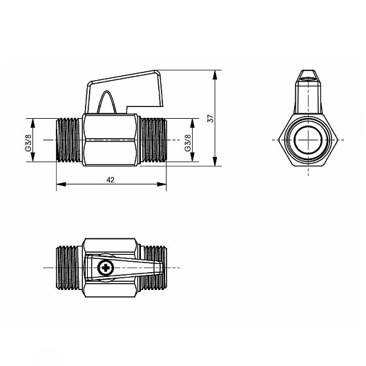 вентиль toto washlet 3/8", цвет-хром (продается только в комплекте с основным изделием)