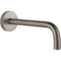 Излив Gessi Via Tortona 38783#149 для ванны 23,1 см, цвет Finox