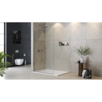 Душевая перегородка Cezares Liberta 125 LIBERTA-L-1-TB-125-C-Cr профиль Хром стекло прозрачное