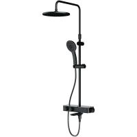 Душевая система Am.Pm Inspire V2.0 F0750A522 с термостатом, черный матовый