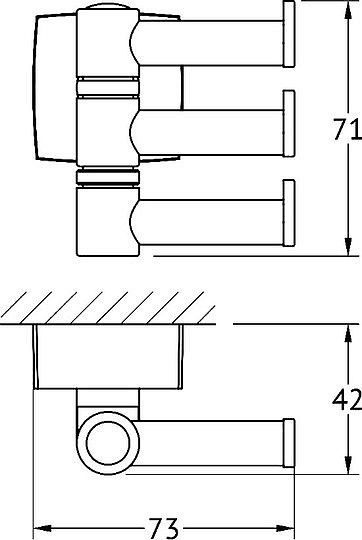 Крючок FBS Esperado ESP 047 поворотный
