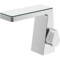 Смеситель для раковины Black&White Universe U7320 Хром Белый матовый