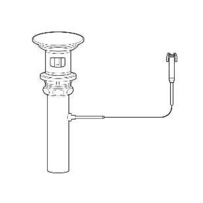 Донный клапан для раковины TOTO TR VM5D419MT#CMW, хром|крышка белый матовый Донный клапан для раковины TOTO TR VM5D419MT#CMW, хром|крышка белый матовый