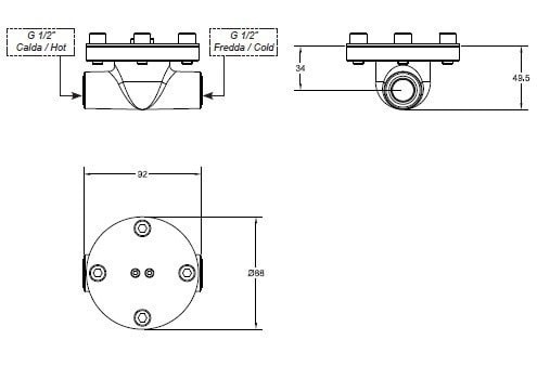 внутренняя часть gessi 33629#031
