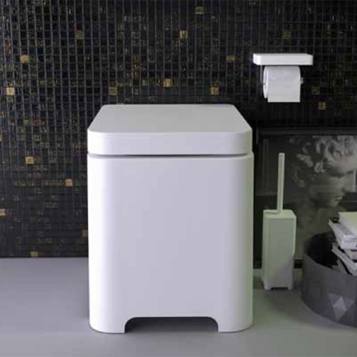 Унитаз приставной Knief K-Stone 0600-024-01R bi matt