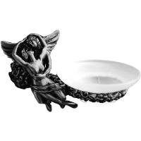 Мыльница Art&Max Romantic AM-B-0815-T с настенным держателем, цвет серебро