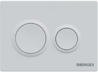 Клавиша для инсталляции Berges Novum O4 040064 для инсталляции, белый матовый