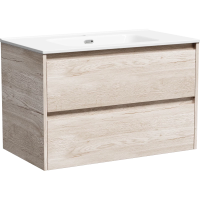 Тумба под раковину Sancos Libra 80 LB80EG подвесная Дуб галифакс натуральный