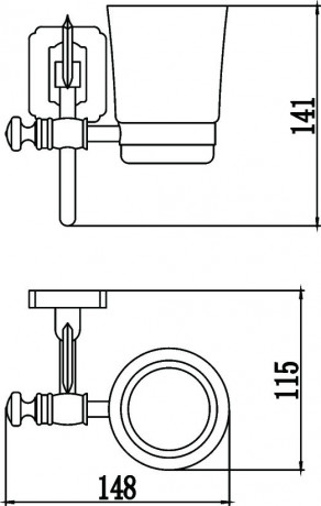 Стакан Savol 64 S-006458