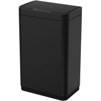 Мусорное ведро Weltwasser WW Vegas BL 12L сенсорное, черный матовый