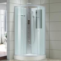 Душевая кабина Black&White Galaxy 5701900 с гидромассажем профиль Серебристый хром задняя стенка Белая