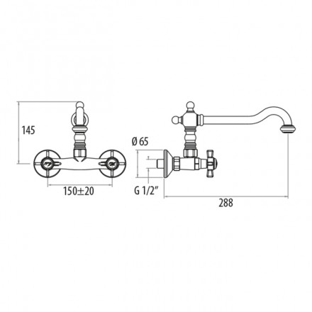 смеситель для кухни tiffany world london tw1706117v0br