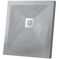 Душевой поддон из литого мрамора 90×90 см Vincea VST-4SR9090G