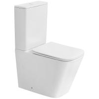 Унитаз компакт Abber Recхhteck AC1210TMW Белый матовый с бачком и сиденьем Микролифт