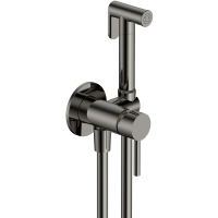 Гигиенический душ AQUAme Siena AQM6217GM со смесителем, оружейная сталь