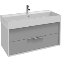 Тумба белый/серый титан матовый 99,9 см Jacob Delafon Vivienne EB1585-N18-M54