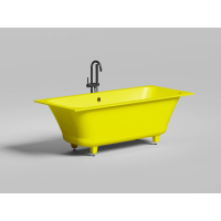Ванна из литьевого мрамора Salini S-Sense Orlanda Axis 103211GF 191,1x80,5 см, покраска по RAL глянец полностью