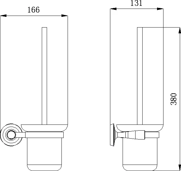 Ёршик для унитаза Rush Balearic BA39710