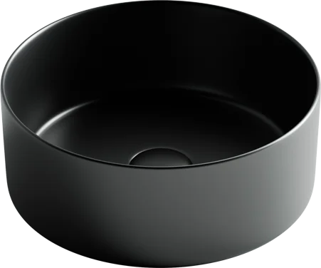 Раковина Ceramicanova Element CN6032MB накладная, Ø36 см, черный матовый
