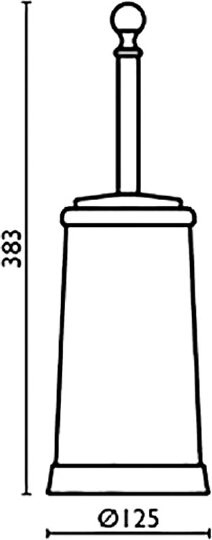 Ёршик для унитаза Bagno & Associati Canova CA25292 BR