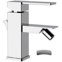 Смеситель Remer Qubika Q20 для биде, с донным клапаном, хром