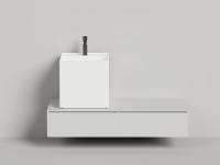 Накладная раковина Salini Armonia Square Top 03 130513TG белый