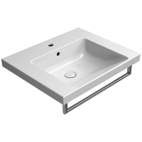 Раковина GSI Norm 8635111 подвесная, 60x50 см, Bianco lucido (Белый глянец)