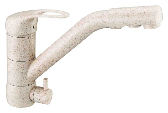 Смеситель для кухни ZorG Sanitary ZR 400 KF-12 КВАРЦ